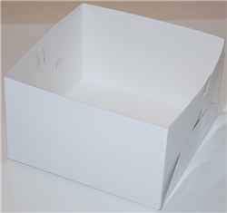 12X12X8 WHITE GIFT BOX   25/CS2PC LOCK CORNER