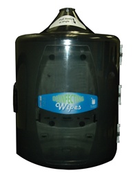 38004 Black PLASTIC WALL DISP1/CS WIPE DISPENSER
