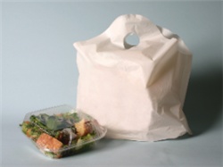 21" WHT TAKE OUT BAG 500/CS21X18+10BG WAVE HANDLE