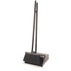 36141503 LOBBY DUST PAN COMBO BLACK PAN W/ 30" BROOM