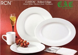 RCN57 SAUCER 6-7/8" 36/CSPORC.WHT.