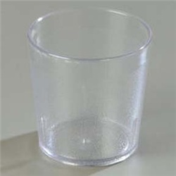 5529 TUMBLER SQUAT 9OZ 72/CSPEBBLED CLEAR