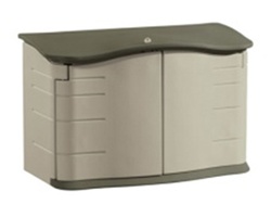 RHP-3748 BEIGE STORAGE SHED ** 18 CUBIC FOOT