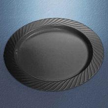 21030 10.25" Black OPULENCE P120/CS PLATE